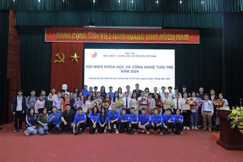 Hội nghị Khoa học và Công nghệ Tuổi trẻ ngành Y tế Học viện YDHCT  Việt Nam năm 2024