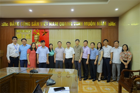 Đoàn công tác Học viện Y - Dược cổ truyền Việt Nam làm việc với Sở Y tế tỉnh Nghệ An
