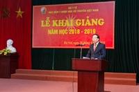 Học viện Y Dược học cổ truyền Việt Nam tổ chức khai giảng năm học 2018 – 2019
