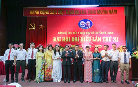 Đại hội đại biểu Đảng bộ Học viện Y-Dược học cổ truyền Việt Nam lần thứ XI, nhiệm kỳ 2020 - 2025