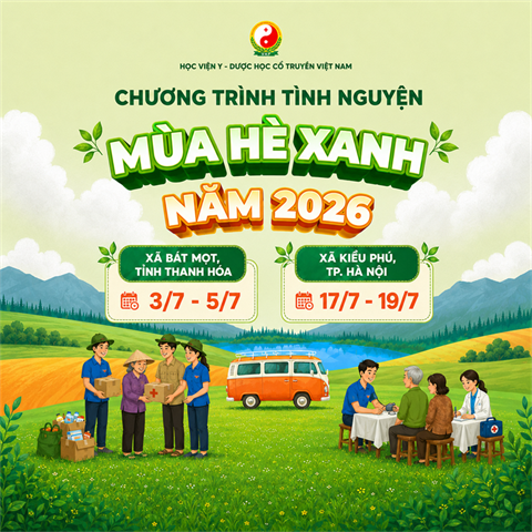 Mùa hè Xanh 2026 - Hành trình lan tỏa y đức và sức trẻ vì cộng đồng