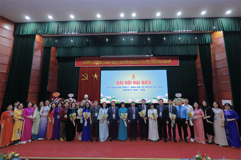 Đại hội đại biểu Công Đoàn Học viện Y-Dược học cổ truyền Việt Nam lần thứ XV, nhiệm kỳ 2025 - 2030
