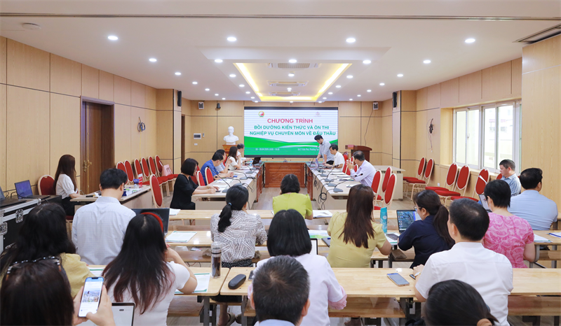 Học viện Y - Dược học cổ truyền Việt Nam tổ chức lớp bồi dưỡng nghiệp vụ đấu thầu