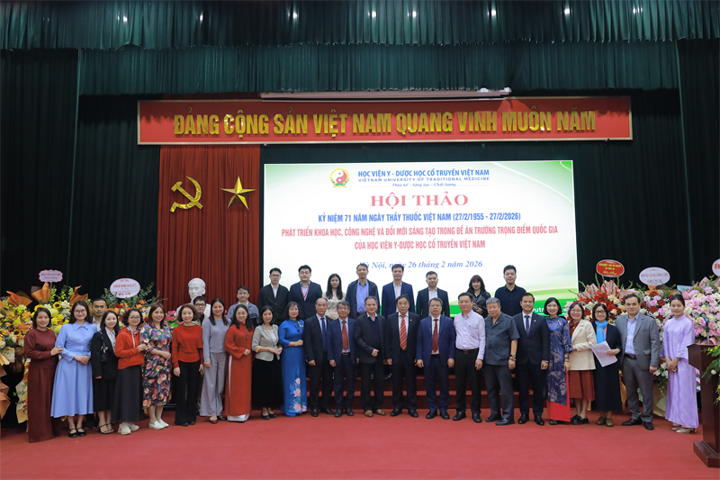 Học viện Y-Dược học cổ truyền Việt Nam: đẩy mạnh phát triển khoa học, công nghệ và đổi mới sáng tạo, hướng tới xây dựng trường trọng điểm quốc gia
