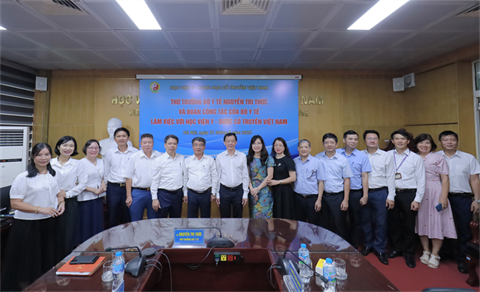 Thứ trưởng Bộ Y tế Nguyễn Tri Thức: định hướng chiến lược phát triển đối với Học viện Y-Dược học cổ truyền Việt Nam