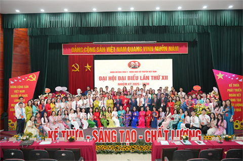 Đại hội Đảng bộ Học viện Y- Dược học cổ truyền Việt Nam lần thứ XII, nhiệm kỳ 2025 -2030: Đoàn kết - Kỷ cương - Sáng tạo - Phát triển