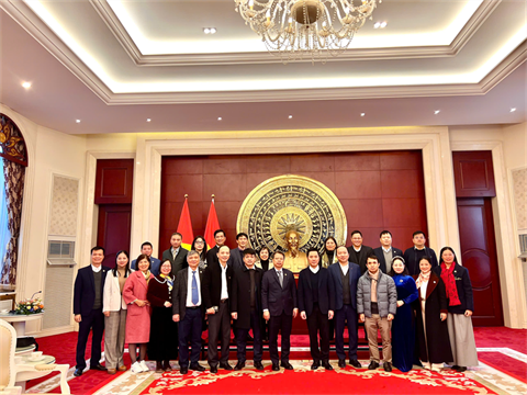 Đại sứ quán Việt Nam tại Trung Quốc hỗ trợ, kết nối các nhiệm vụ phát triển của Học viện